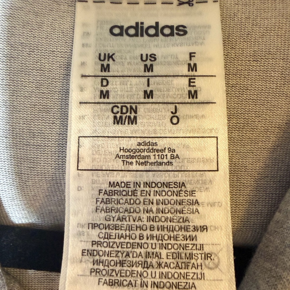 Adidas Men's Essentials Cotton Jersey Lightweight Hoodie Medium - Picture 5 of 7